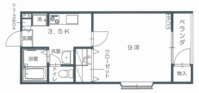 アピア松井の間取り