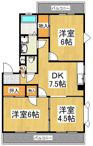 ローズガーデンの間取り