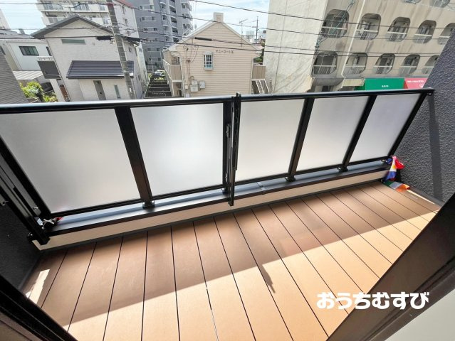 北区山田41104③(全3棟)のバルコニー