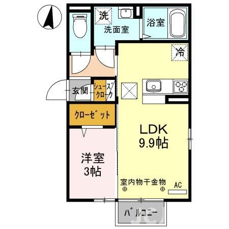 グランベルデの間取り