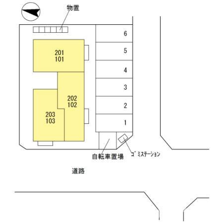 グランベルデの区画図