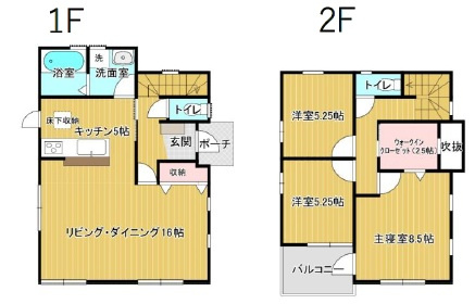 市原市君塚５丁目の間取り