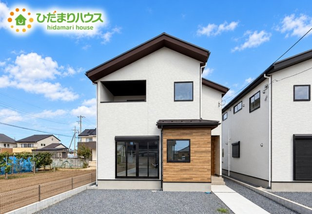 ひたちなか市高場1期　新築戸建　1号棟の外観|今から見たいも大歓迎！お気軽にお問い合わせください☆彡