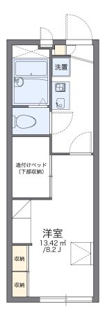 レオパレスＳＡＫＵＲＡの間取り