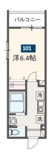 MELDIA八広Ⅴの間取り