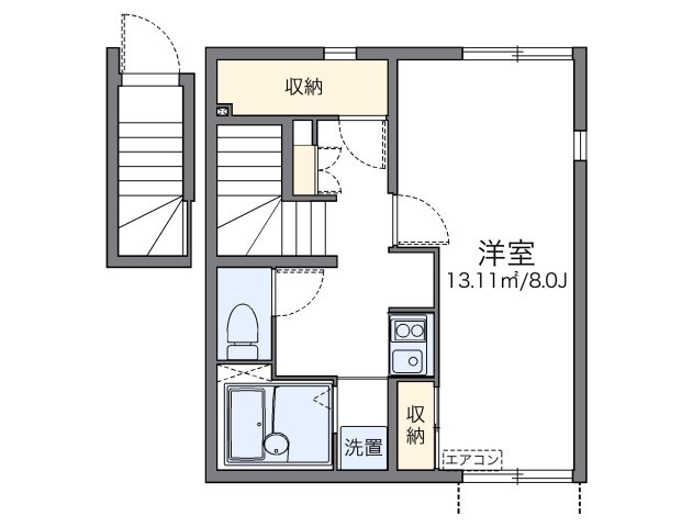 レオネクストあけぼのの間取り