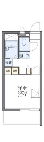 レオパレスパークヒルアオキの間取り
