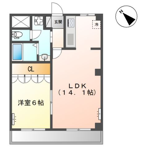 ノーザンライツⅡの間取り