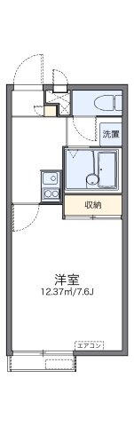 レオパレスけやき通りハイツの間取り