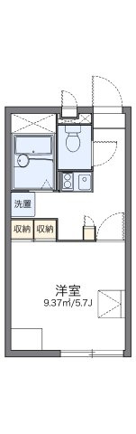 レオパレスレグルスの間取り