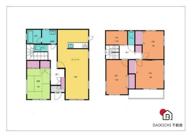 【間取り】 | 本庄市寿2丁目　中古戸建