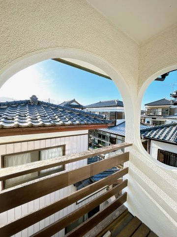 日立市川尻町5丁目　中古戸建のバルコニー|（現況のベランダ）