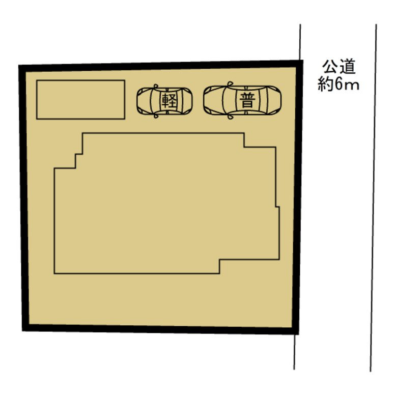 日立市川尻町5丁目　中古戸建の区画図|（現況の区画図）