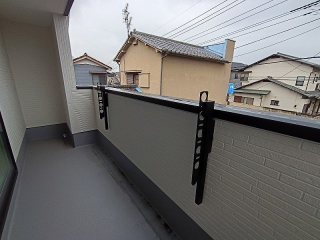 リナージュ高崎上並榎町1期新築のバルコニー|現地撮影