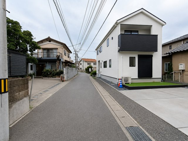 リナージュ高崎上並榎町1期新築の前面道路含む現地写真|現地撮影