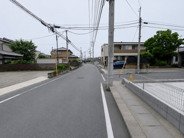リナージュ高崎上並榎町1期新築の前面道路含む現地写真|現地撮影