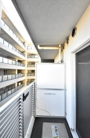 墨田区文花２丁目の賃貸マンションのバルコニー