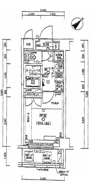 墨田区文花２丁目の賃貸マンション