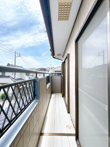 日立市東大沼町1丁目　中古戸建のバルコニー|【現況〔バルコニー〕】
