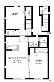 【間取り】 | Ｄａｍａｎｓａｒａ　Ｗａｓｅｄａ | 間取りです。