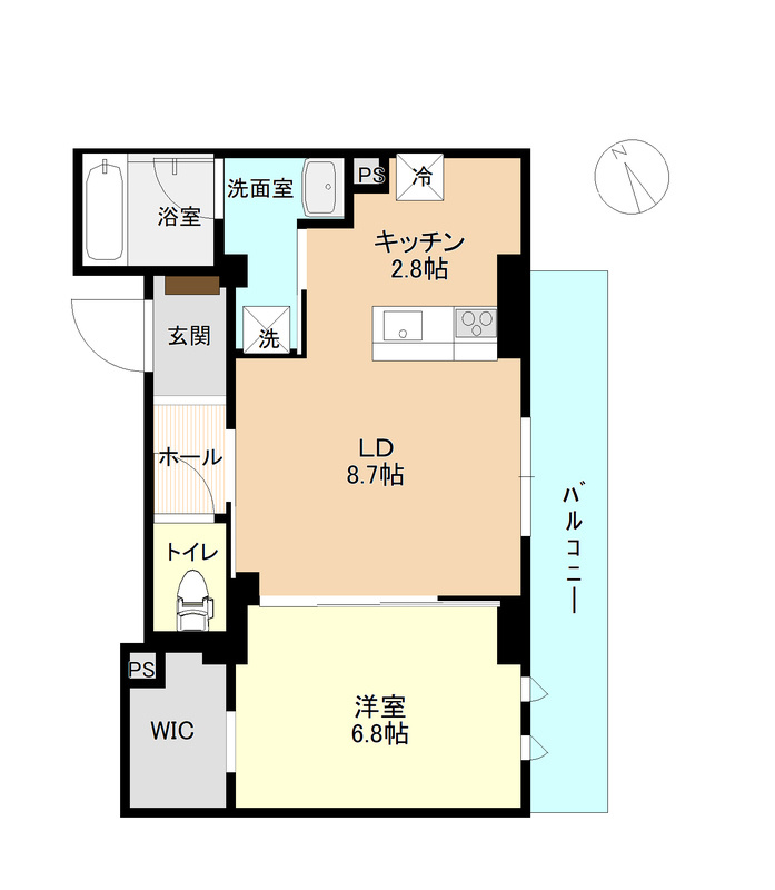 ボヌールの間取り