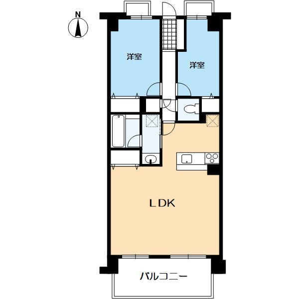 パルコート伏見桃山の間取り