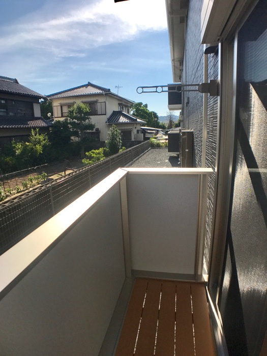 ルミエール　Bのバルコニー