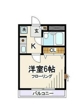 セジュール036Ⅱの間取り
