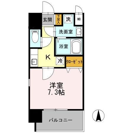 【間取り】 | カスタリア新梅田