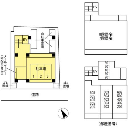 シトラスガーデンの区画図