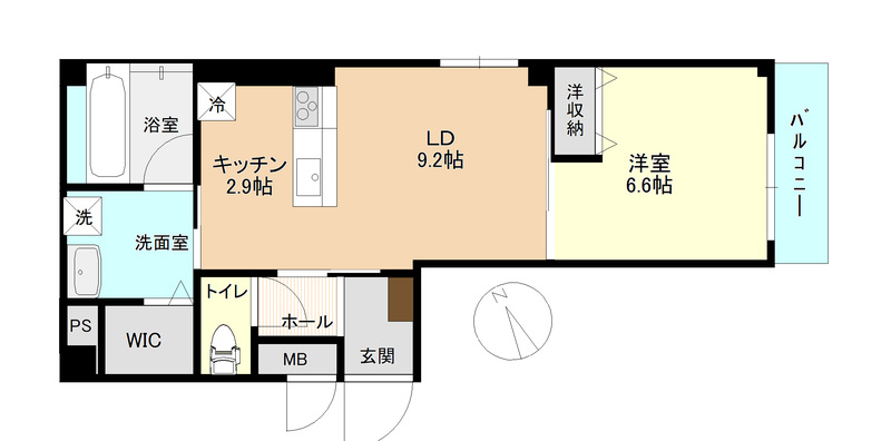 ボヌールの間取り