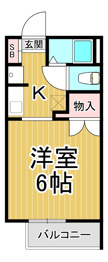 グリーンハイツ天道の間取り