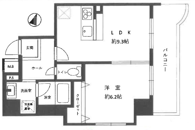 アムール住吉の間取り