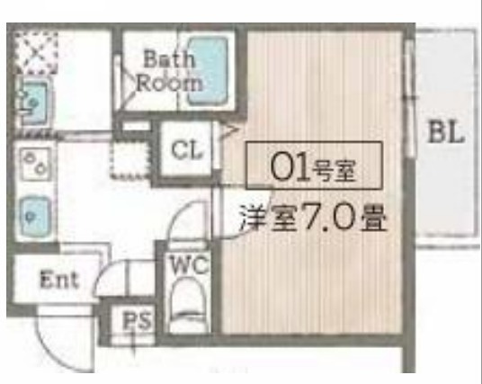 フローレンス魚崎北町２の間取り