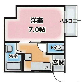フクヤマンションの間取り