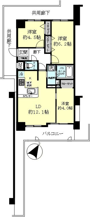 グランプレステージ西神戸の間取り