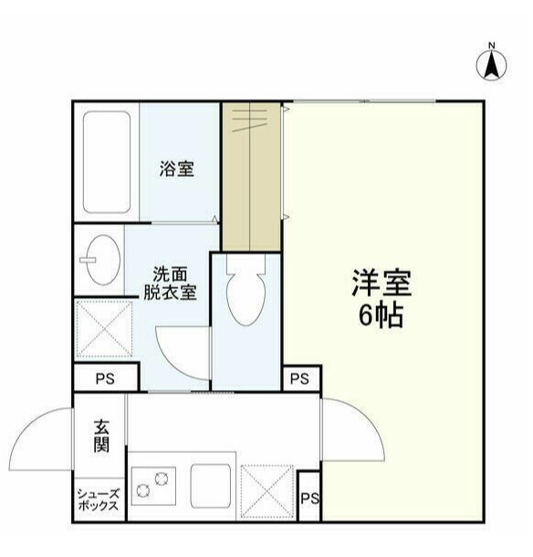 ウェルスクエアイズム下北沢の間取り
