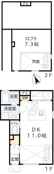 LibreⅠ番館の間取り