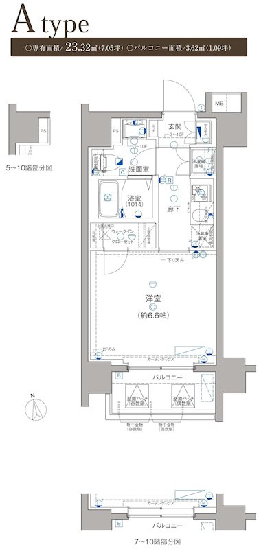 グランリーヴェル横濱南ADELEの間取り