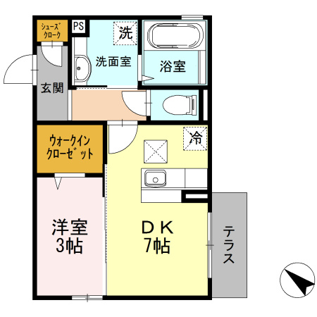 ルークス月見台の間取り