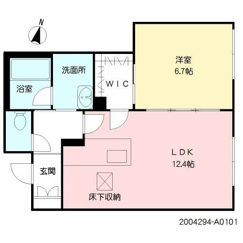 シャーメゾン平成東　＊の間取り