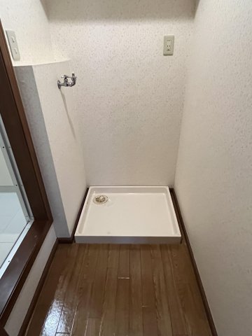 オークヒルズⅡの洗面所|室内洗濯機置き場もあります☆