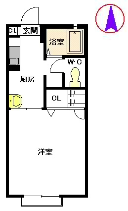 サンライフシティ　B棟の間取り
