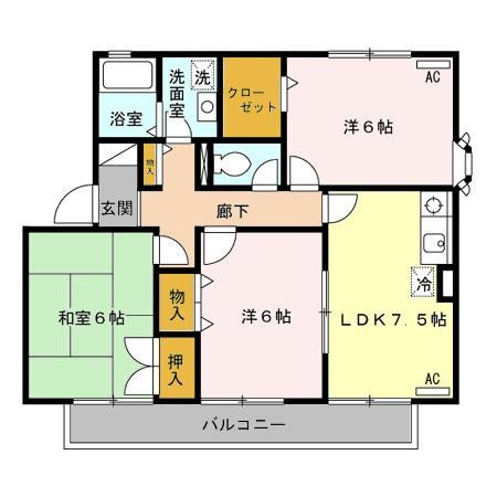 フォレストヒルズの間取り