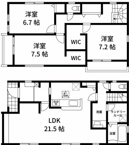 大津市真野5丁目4期　新築戸建