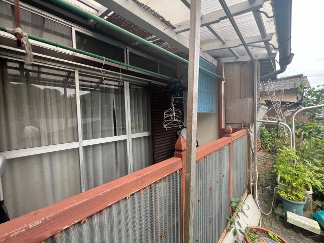 北九州市門司区　奥田４丁目のバルコニー|広々としたバルコニーです