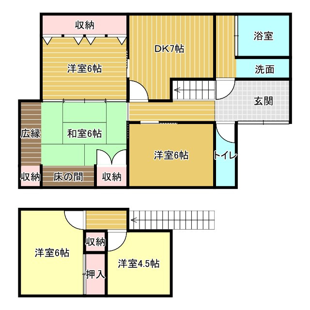 北九州市門司区　奥田４丁目の間取り