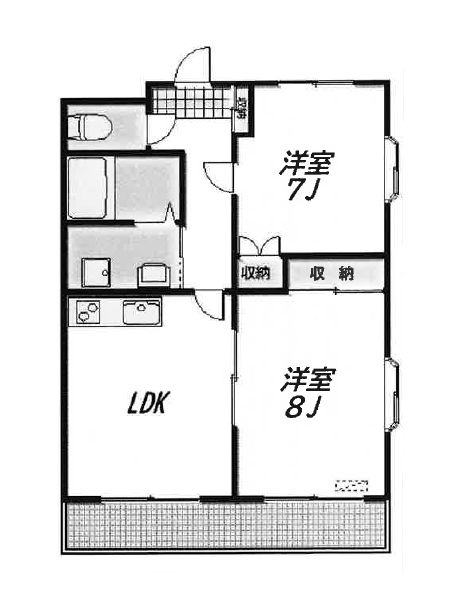 ＥＣＲＵ　Ⅱの間取り|間取りです。