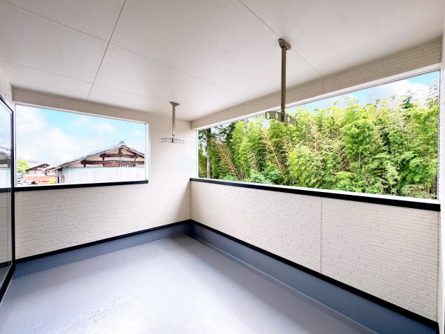 Cradle Garden伊勢崎市田部井町第9　新築住宅 3号棟のバルコニー