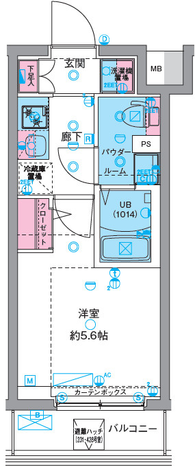 GENOVIA天王台の間取り